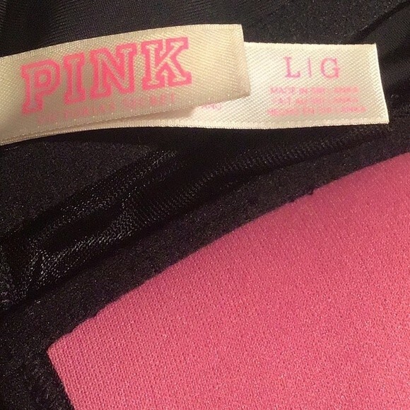 PINK Victoria’s Secret Black Bralette Size L - Picture 3 of 3